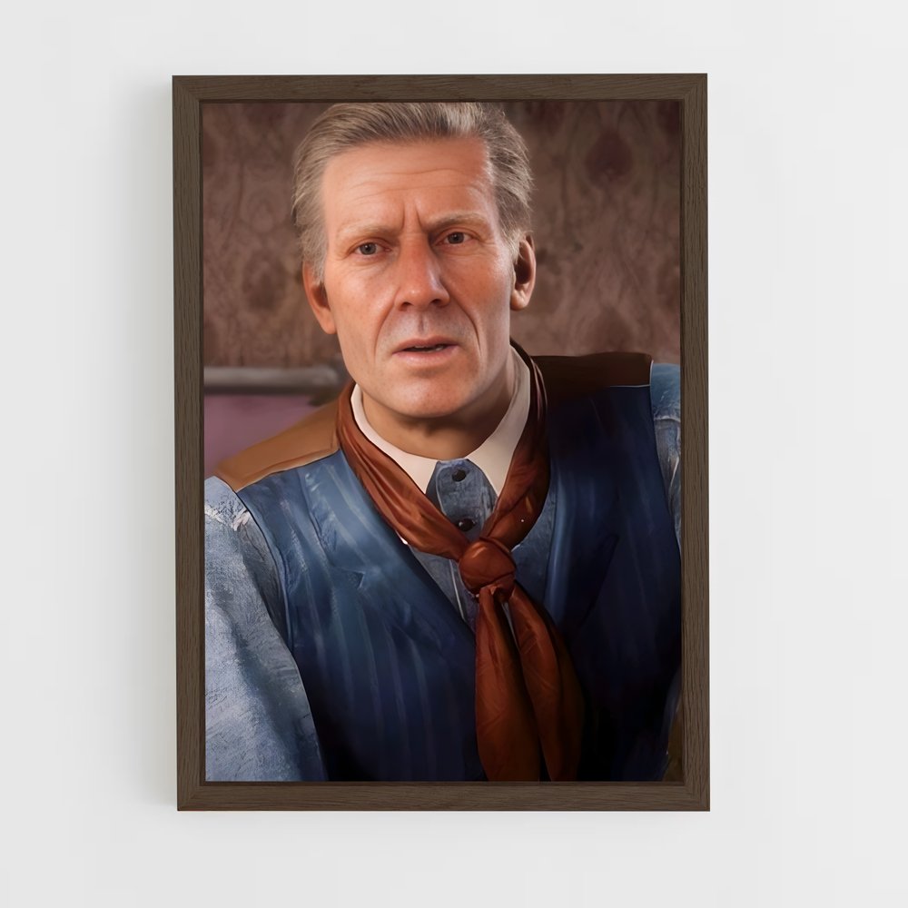 Poster Le Charmeur en Bleu – affiche Red Dead Redemption (vue 5)